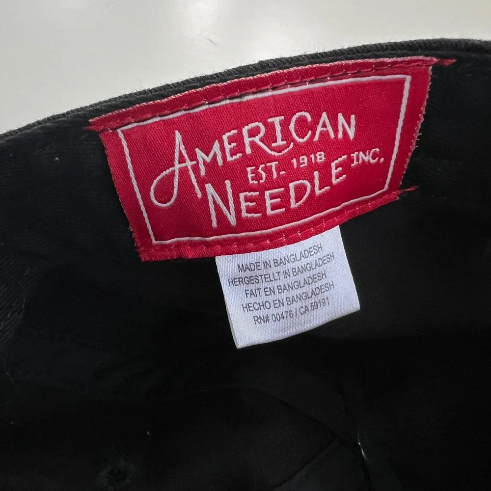 American Needle New Jersey Devils NHL Black Baseball Cap Dad Hat Adjustable